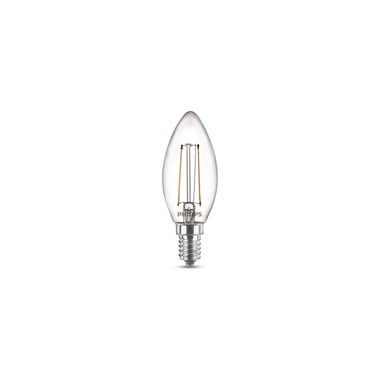 Philips Lamp LEDcla 25W E14 B35 WW CL ND 2PF Warm White (WW)