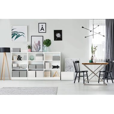 ESSELTE Aufbewahrungsboxen Home M 628282 365x265x205mm, weiss 3 Stk