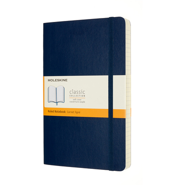 MOLESKINE Notizbuch SC L/A5 606259 liniert,saphir,192 S.