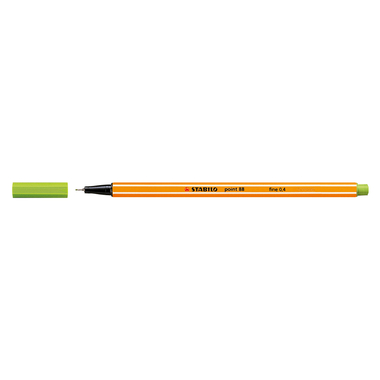 STABILO Fineliner Point 88 0.4mm 88/33 apfelgrün