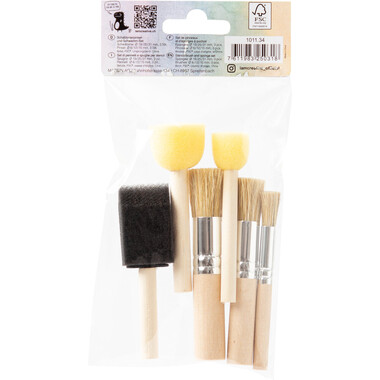 I AM CREATIVE Schablonierpinsel Set 1011.34 6-teilig