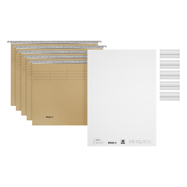 BIELLA Hängemappen-Set A4 26945500U oliv 32x25cm 5 Stück