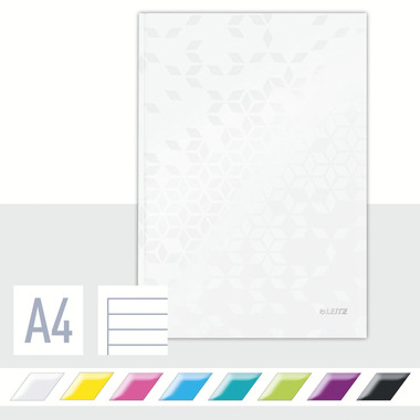 LEITZ Notizbuch WOW A4 4625-10-16 liniert, 90g gelb