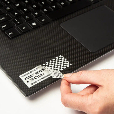 PTOUCH Ruban de sécurité noir/blanc TZE-SE5 pour PT 24 mm