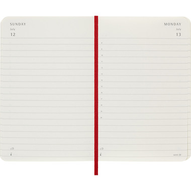 MOLESKINE Agenda Classic Pocket 2026 DSF212DC2Y26 1G/1P scarlatto SC 9x14cm