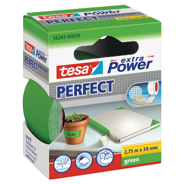 TESA Extra Power Perfect 2.75mx38mm 563430003 Gewebeband. grün