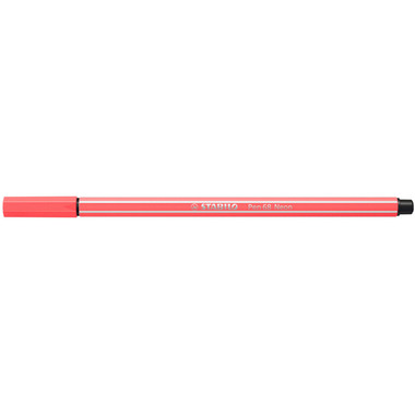 STABILO Penna Fibra 68 1mm 68/040 rosso neon