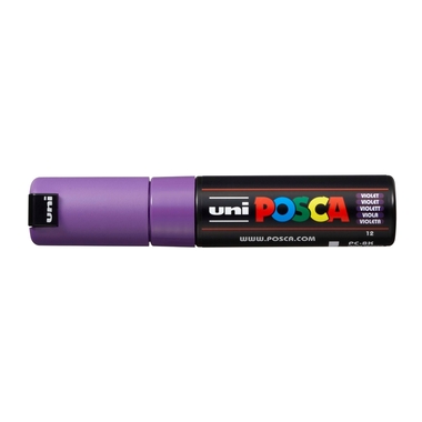 POSCA Marker 8mm PC-8K VIOLET violett, Keilspitze