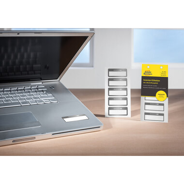 AVERY ZWECKFORM Etichette inventare 50x20mm 6905 nero, Polyester 10fl.50pz.