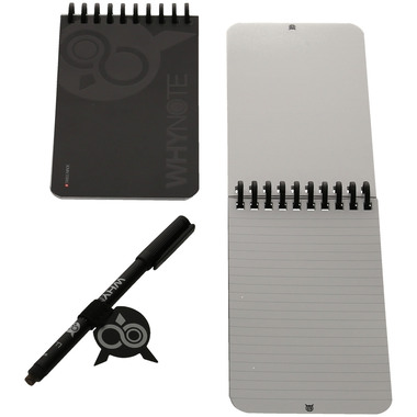 WHYNOTE Carnet A6 WNPBOK01 kit de démarrage, noir