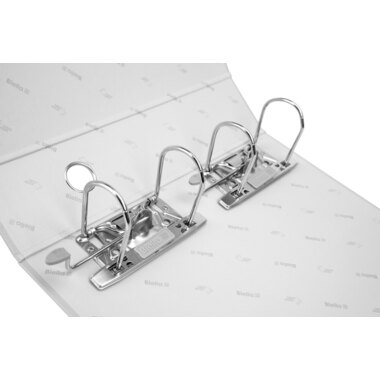 BIELLA Ordner 8cm 12042800U 2 Machaniken grau 2xA5