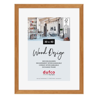 DUFCO Holz-Bilderrahmen 30x40cm 1610.80602 Toronto Kirschbaum
