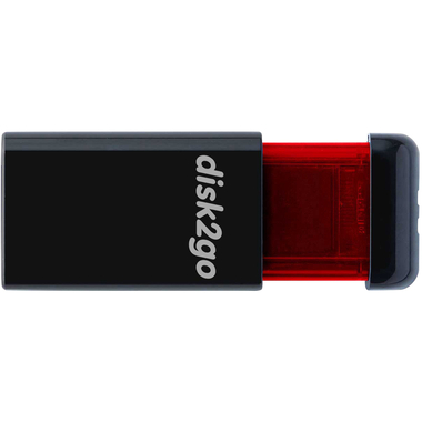 DISK2GO USB-Stick qlik edge 256GB 30006727 USB 3.1 red