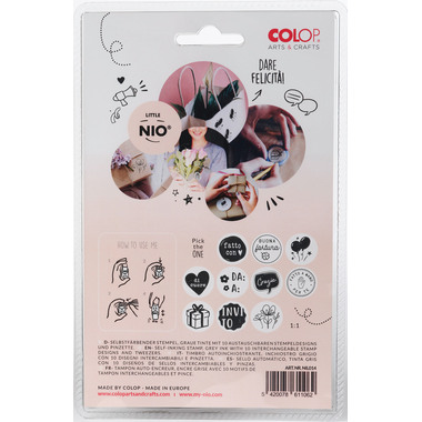 COLOP Textstempel 154850 Little NIO Handmade IT