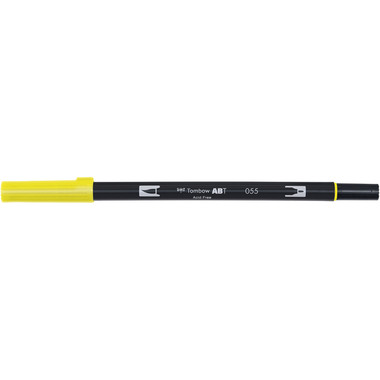 TOMBOW Dual Brush Pen ABT 055 process yellow