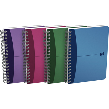 OXFORD Spiralheft Office A6 100100899 ass., kariert 5mm 90 Blatt