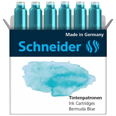 SCHNEIDER Cartuccia inchiostro 166134 bermuda blue 6 pcs.