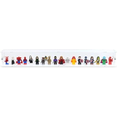 iDisplayit Acrylic Display for 18 LEGO Minifigures