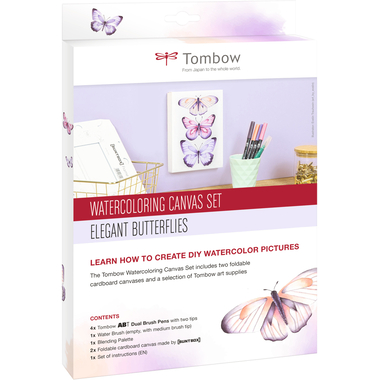 TOMBOW Canvas Set CANVAS-SET1 Butterflies 8 pcs.