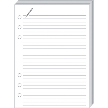 QUO-VADIS Timer 17 Notizen 721005Q liniert 10x17cm