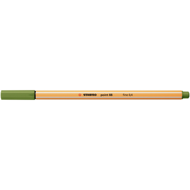 STABILO Fineliner Point 88 0.4mm 88/35 moosgrün
