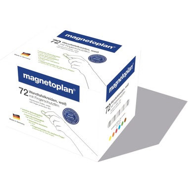 MAGNETOPLAN Craie arrondi 12305 blanc 72 pcs.