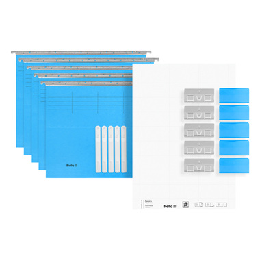 BIELLA Dossier suspendu A4 27143205U bleu 32x25cm 5 pcs.