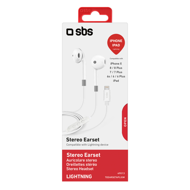 Écouteurs stéréo avec câble Lightning