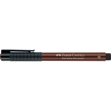 FABER-CASTELL Pitt Artist Pen Brush 2.5mm 167475 sepia dunkel