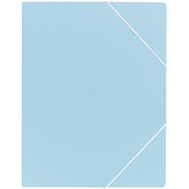 EROLA Cartella con elasti 450my A4 511 blu cartone