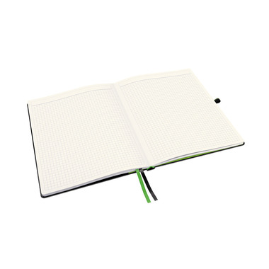 LEITZ Notizbuch Complete 187x244mm 44730095 kariert schwarz