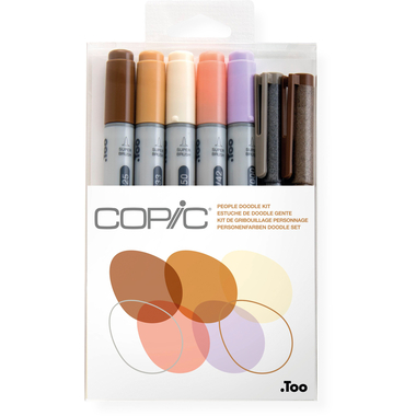 COPIC Marker Ciao 22075671 People Doodle kit, 7 Stück