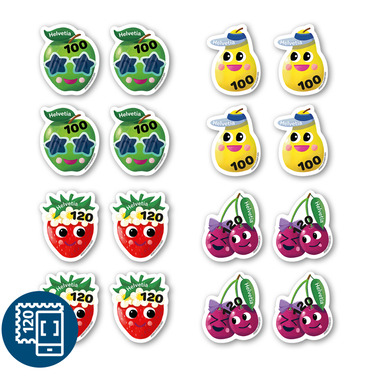 Série de blocs de quatre «Été» Série de blocs de quatre (16 timbres, valeur d'affranchissement CHF 17.60), autocollant, non oblitéré