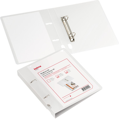 KOLMA Ringbuch Vario KF A5 02.116.00 transparent 2-Ring 3cm