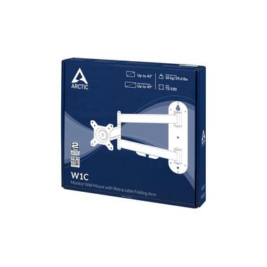 Arctic Cooling Wandhalter W1C bis 18 kg – Schwarz