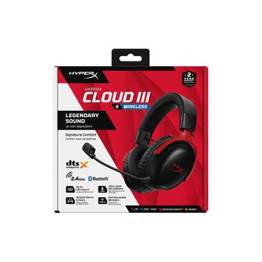 HyperX Headset HyperX Cloud III S Red/Black