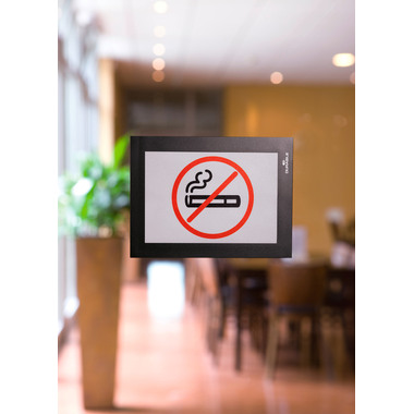 DURABLE Sichtfenster Duraframe 487001 schwarz, selbstklebend 2 Stk.