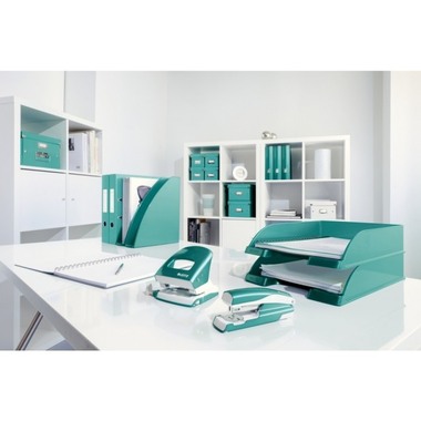 LEITZ Corbeille Courrier WOW A4 52263051 bleu glacier