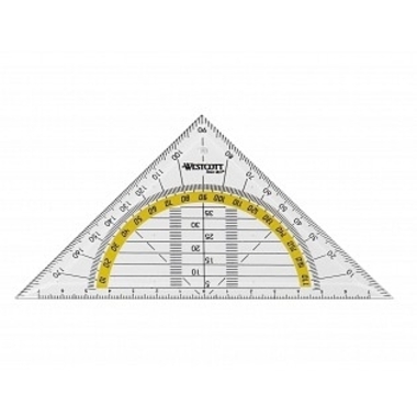 WESTCOTT Equerre 14cm E-1013000 Hypotenuse