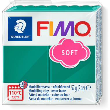FIMO Plastilina Soft 57g 8020-56 verde