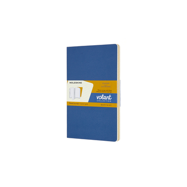 MOLESKINE Notizheft 2x 21x13cm 620596 liniert,feilchen/bernst.,96S.