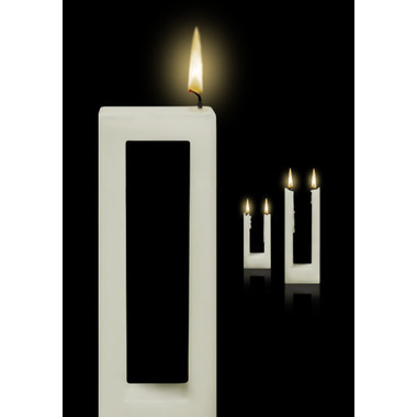 ALUSI Kerzen Quadra una 11cm AC0089 ca. 4h