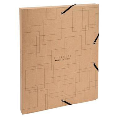 EXACOMPTA Box collezione Eterneco A4 59247E marrone ass. FSC 25x33x2.5cm