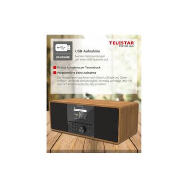 Telestar Radio Internet TOP 300 Brun