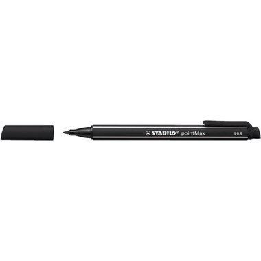 STABILO Fineliner PointMax 0.8mm 488/46 schwarz