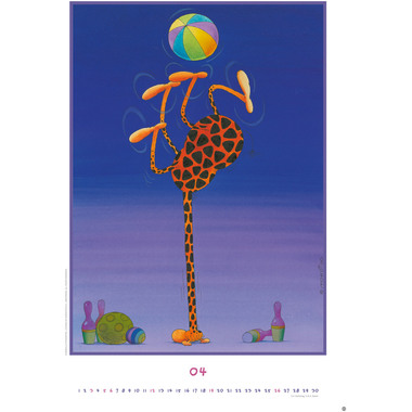 HEYE Calendario 2026 1200+26 Mordillo TE 37x53.5cm