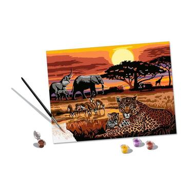 Ravensburger Painting by Numbers CreArt: Savannah Landscapes