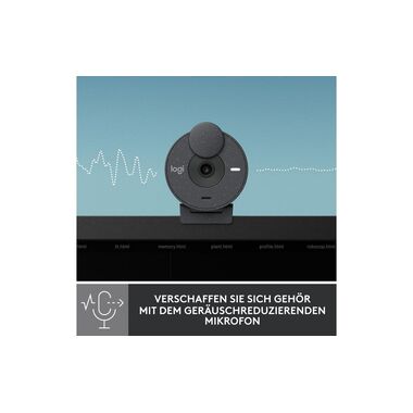 Logitech Webcam Brio 300 Grafite