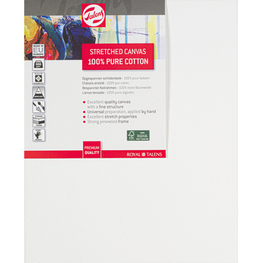 TALENS Châssis entoilé 24x30cm 95712430 20mm, 300g, fin