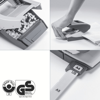 LEITZ Perforatore NeXXt Recycle 5003-00-25 rosso, CO2 neutro 30 fogli